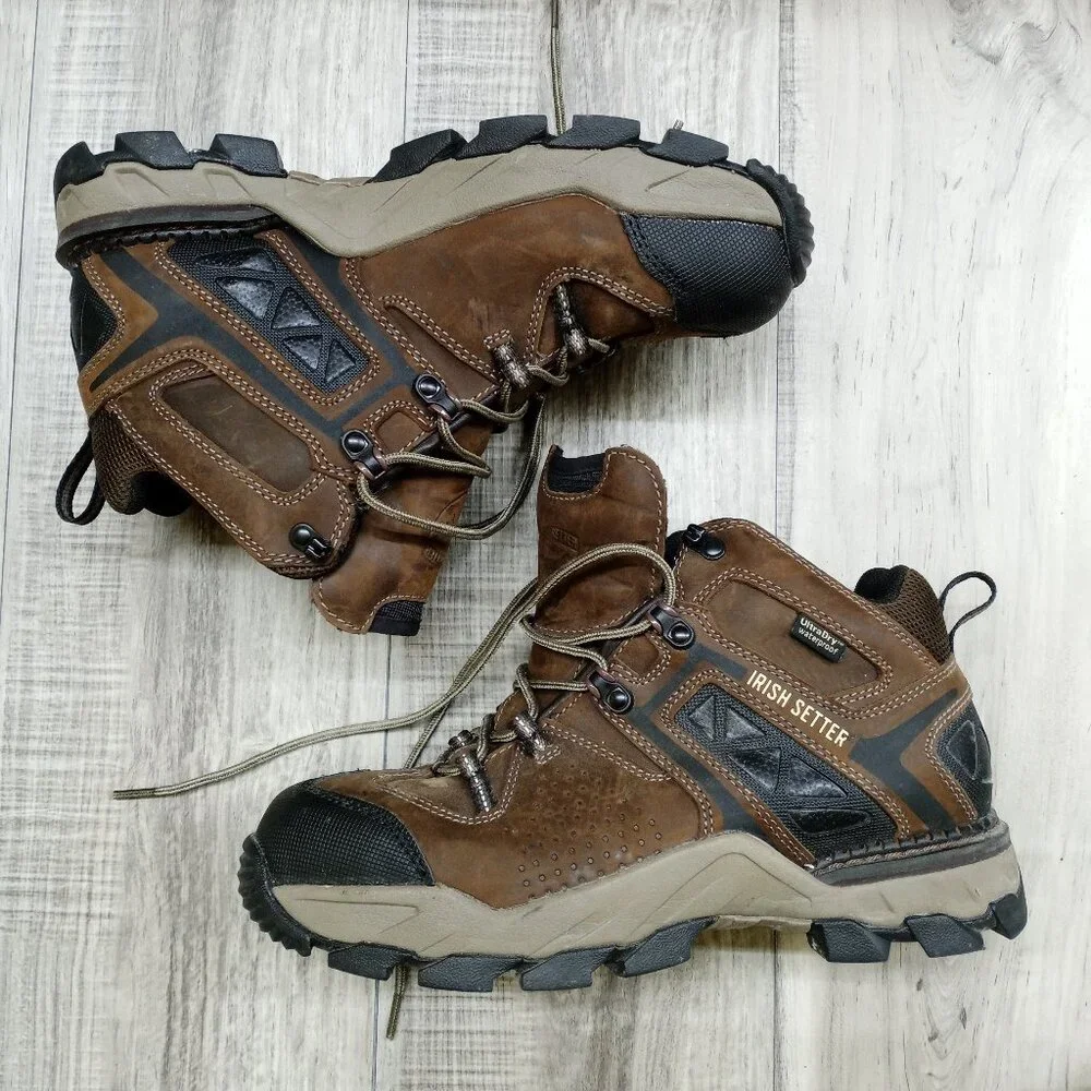 Red Wing Irish Setter Chukka Boots Ultra Dry Waterproof Work Shoes Men's 9.5